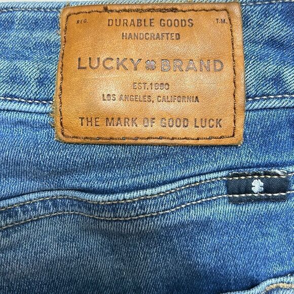 Lucky Brand Distressed Stretchy Denim Jeans Pants(Size 10) - Picture 6 of 8